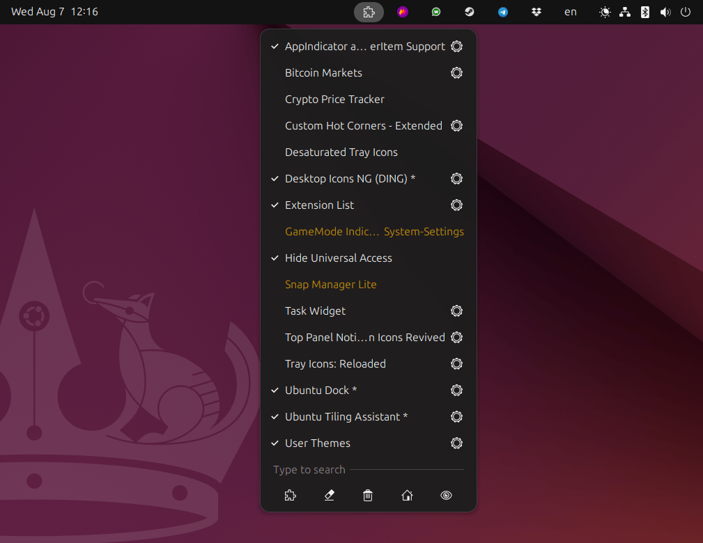 gnome extensions 41