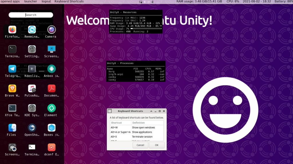Unity Desktop 16