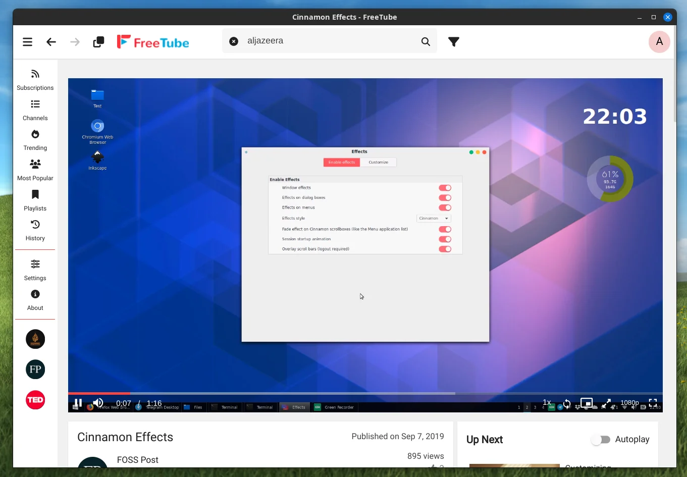 FreeTube: The Open Source  Player for Linux