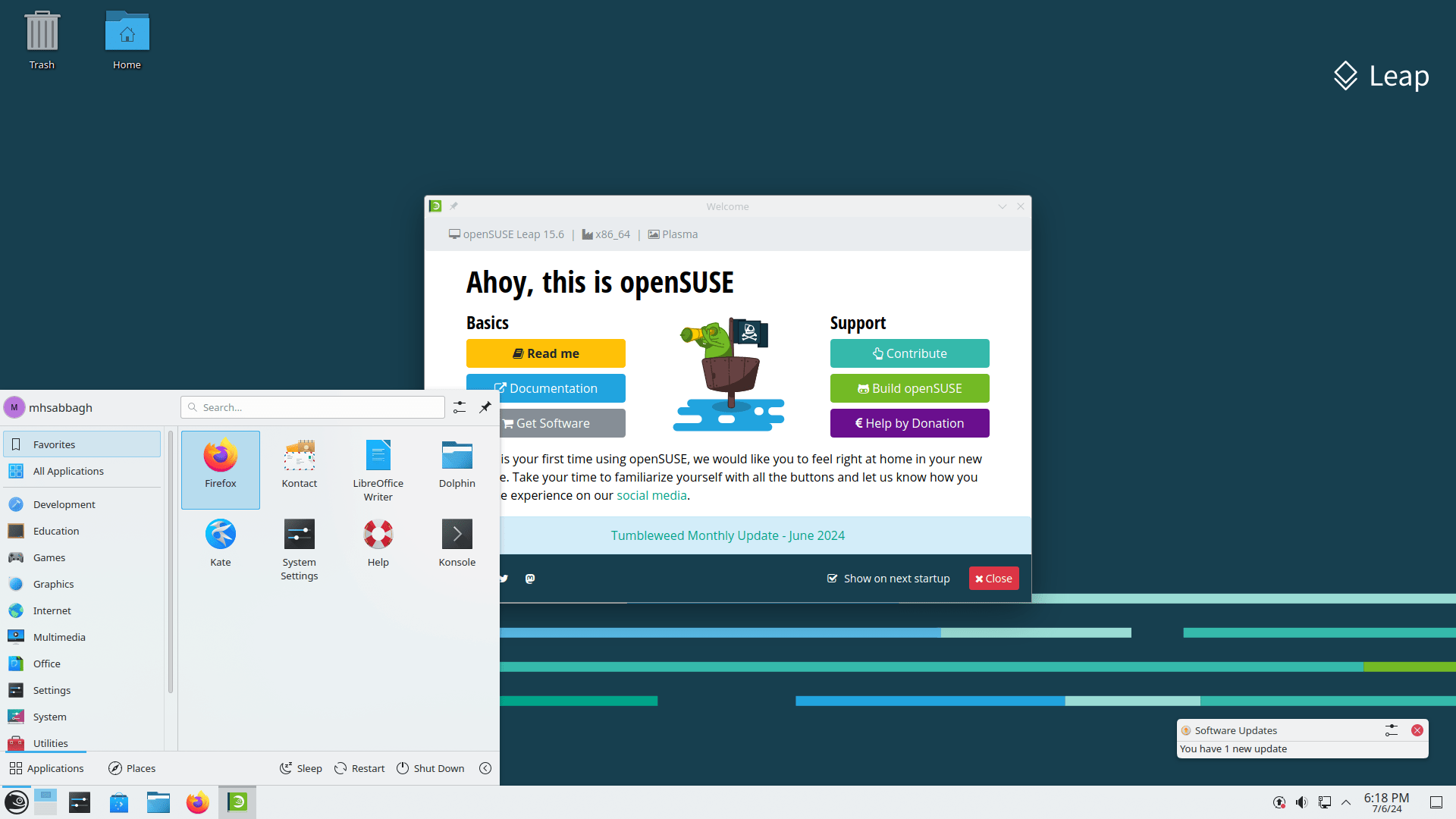 openSUSE Leap 15.6 1