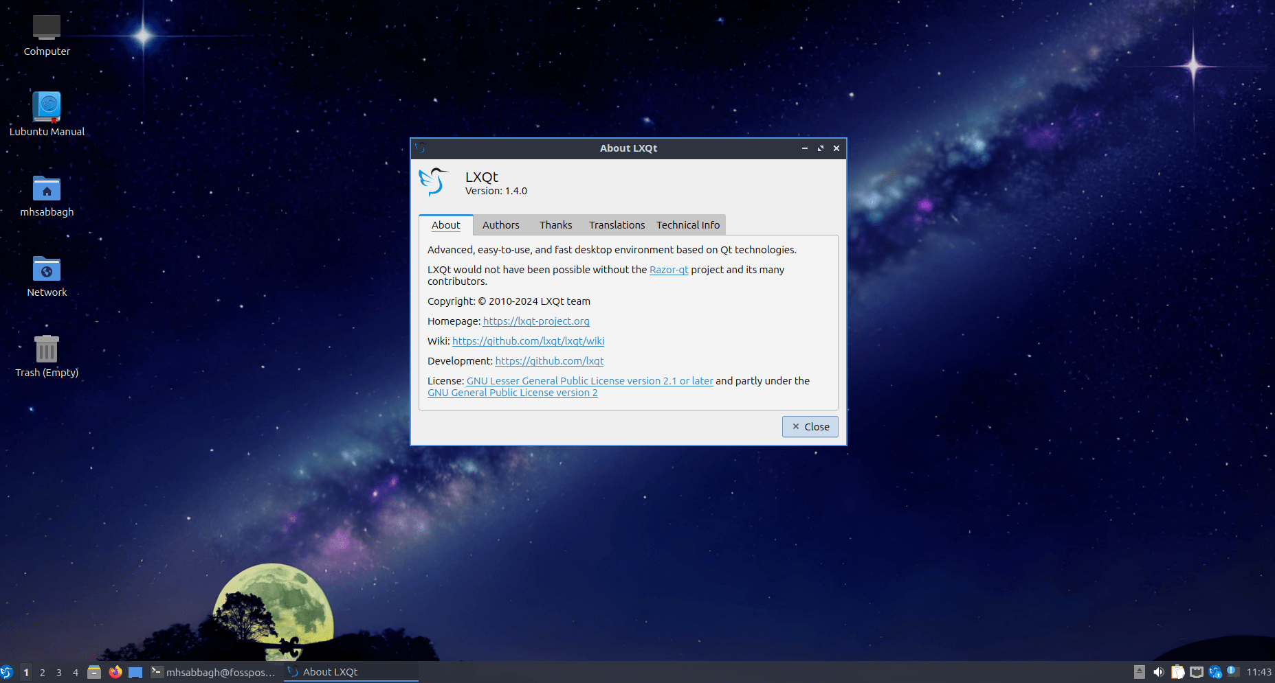 Lubuntu 24.04 1